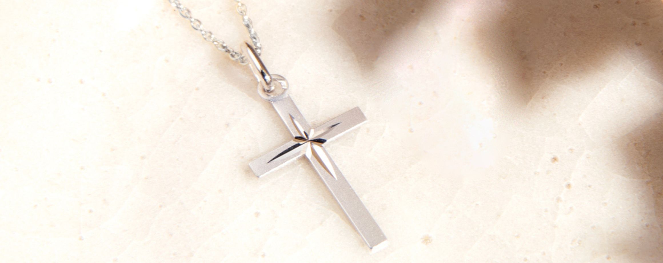 White gold crosses