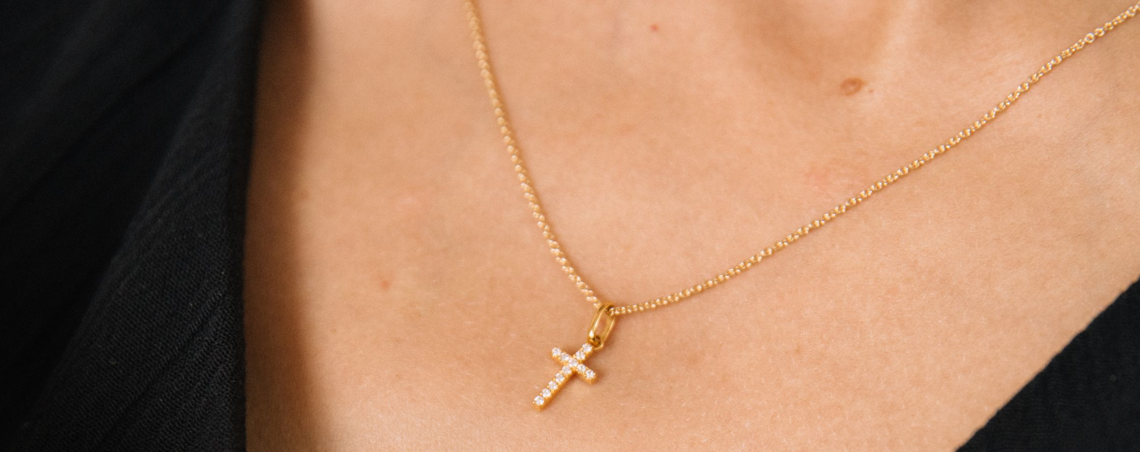 Yellow gold crosses