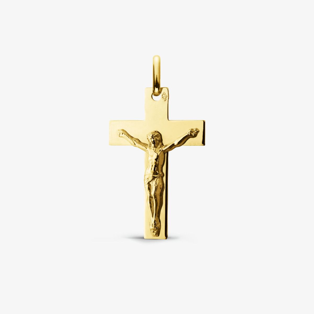 Croix Jésus Or Jaune 18 carats - 24 mm