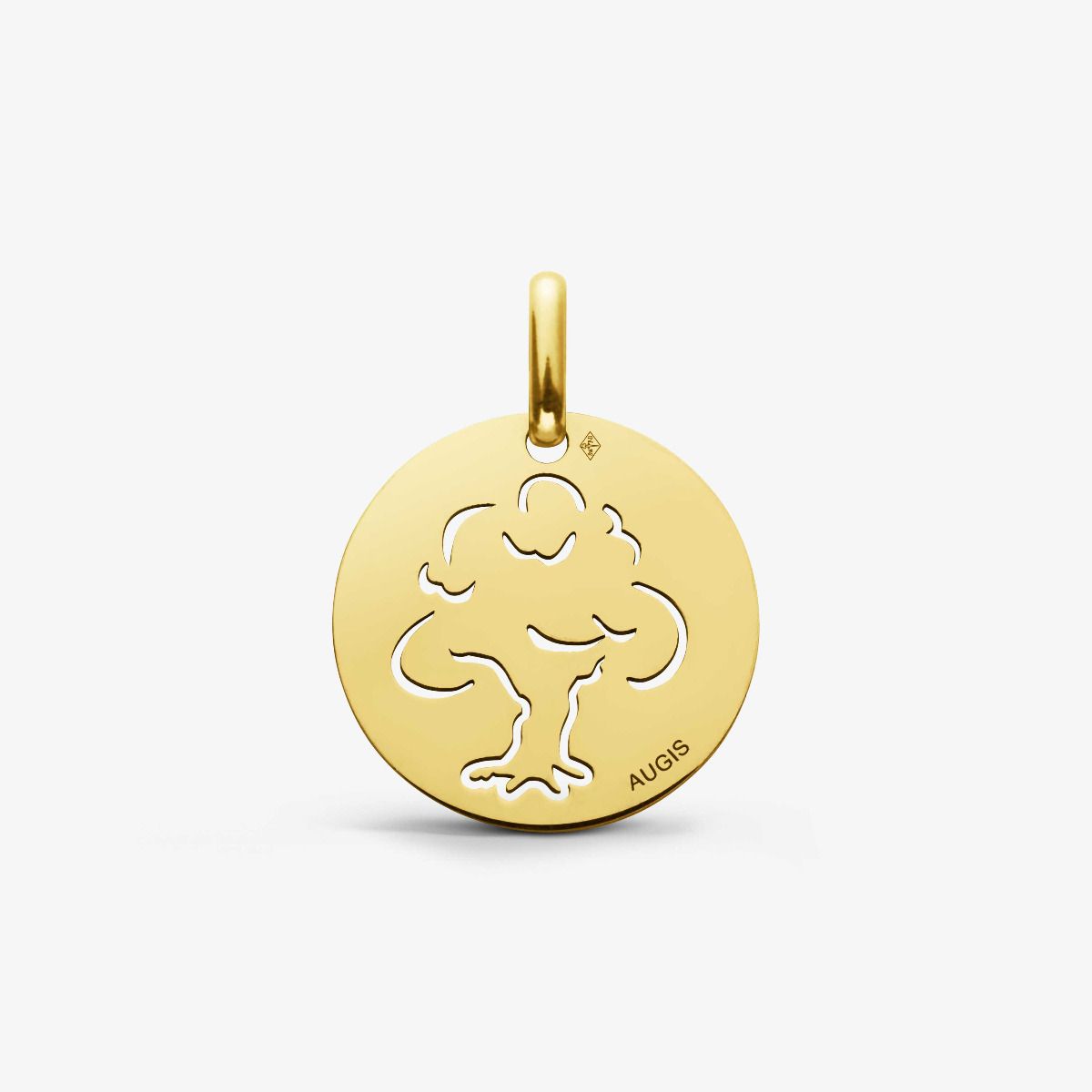 Médaille Arbre De Vie ajouré en Or Jaune 18 carats - 15 mm