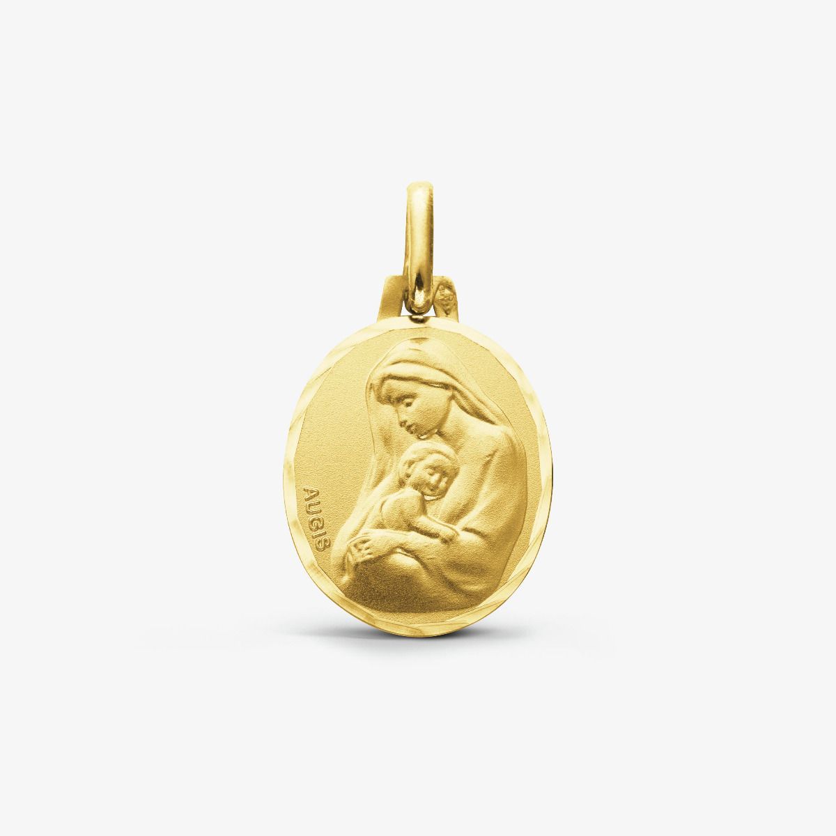 Médaille Amour Divin Or Jaune - 16mm